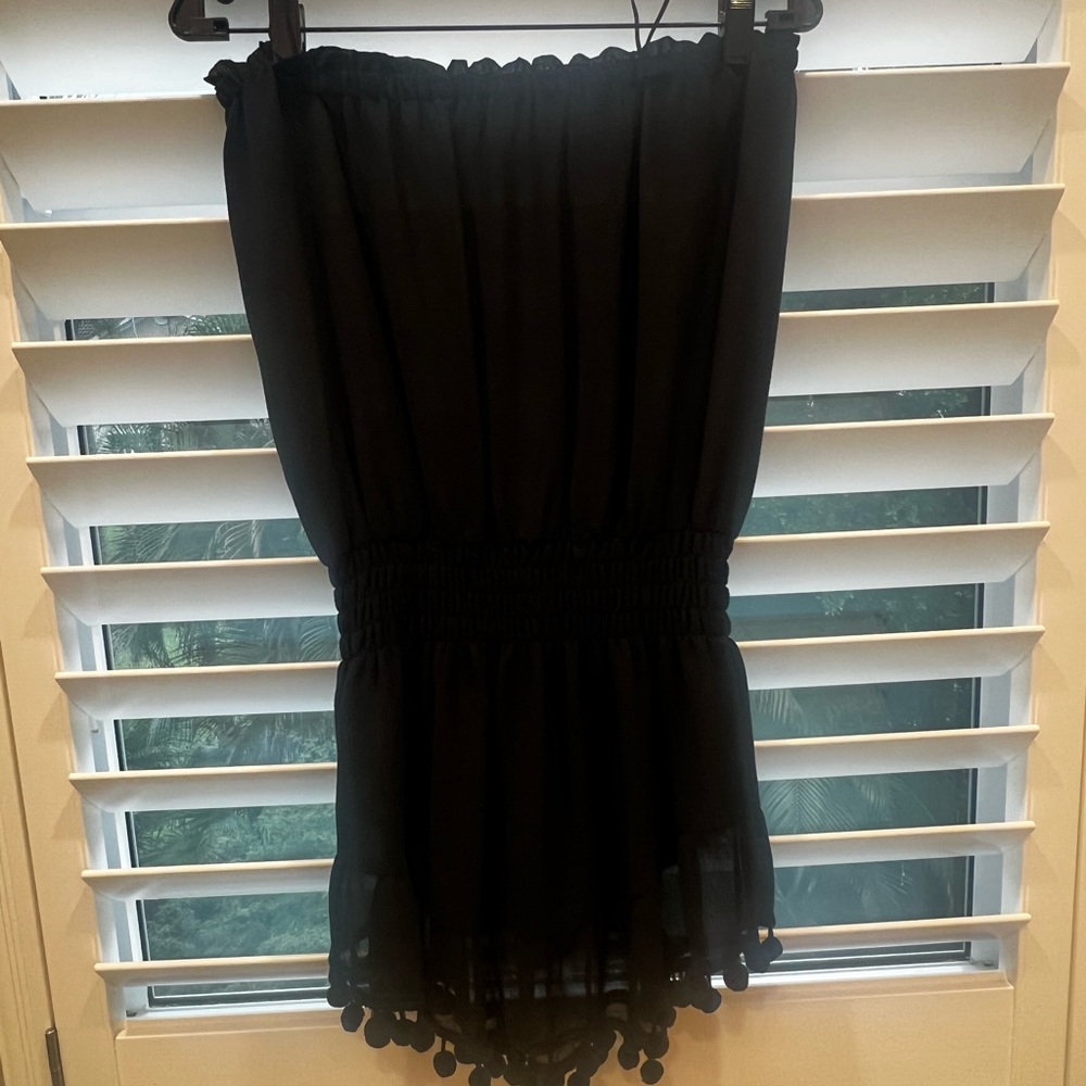 Ramy Brook Black Swim Coverup